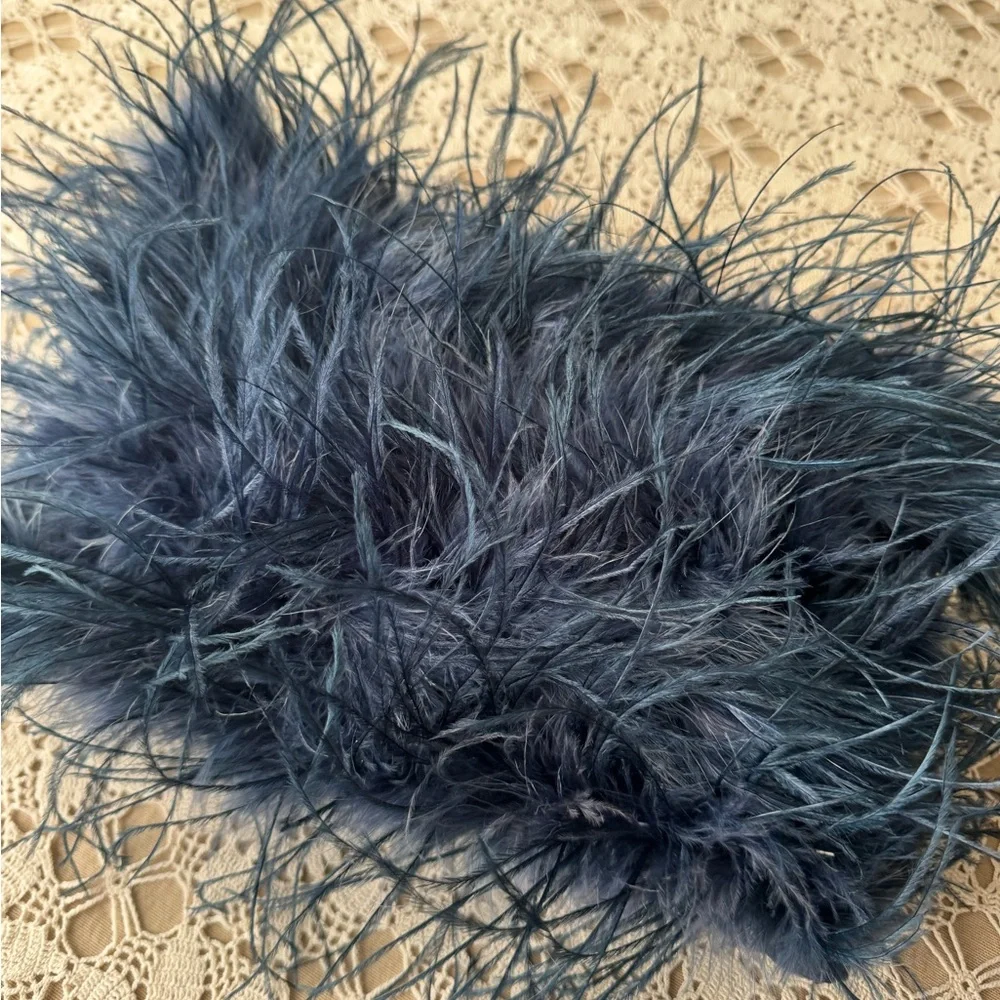 Donna Karan Midnight Feather Accent Pillow Size: 12” x 7” each - Picture 4 of 10